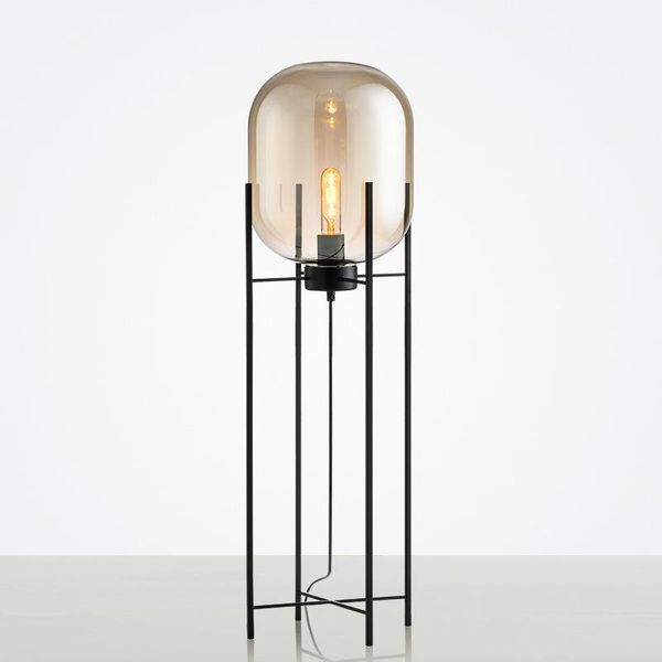 

postmodern floor lamp indoor home deco living bedroom studio floor lamp mid century home glass ball decor vintage