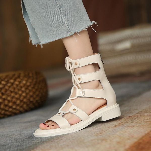 

sandals summer 2021 shoes for women black woman flats designer strappy trends zip up peep toe brown