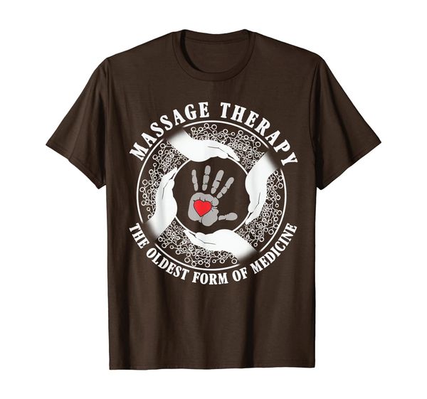 

massage therapy oldest form of medicine tshirt funny gift, White;black