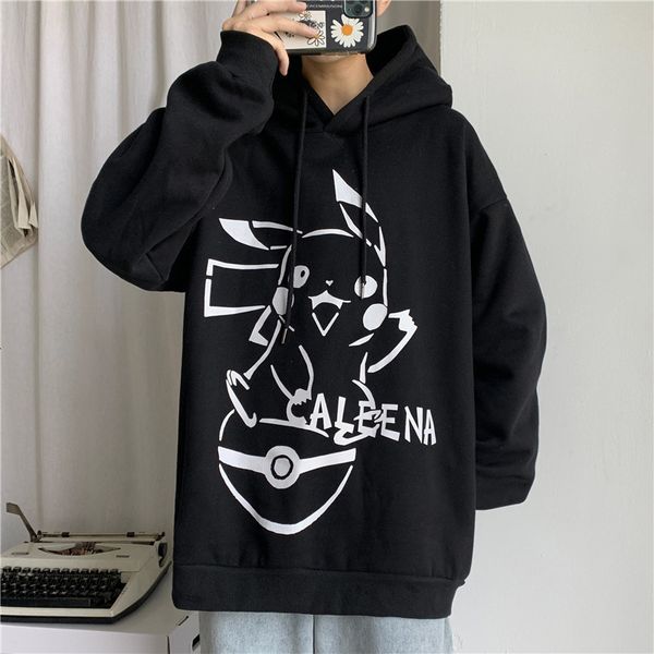 

new 2021 men's oversized anima 5xl harajuku hoodie oversize for black man hoody xxxtentacion men sweatshirt 50gx