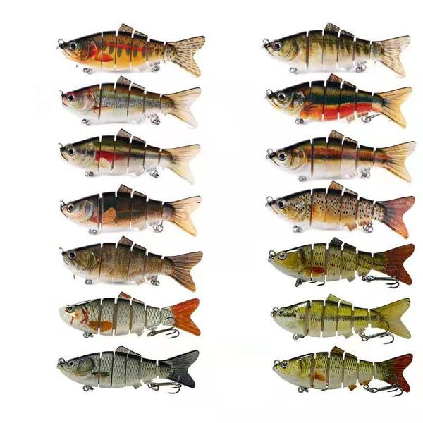 

multi link sub bionic bait hook for long distance casting of sea fishing decoy 10cm