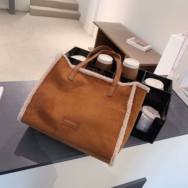 

hbp fashion dongdamen lamb plush bag women's 2021