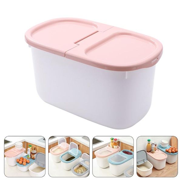 

storage bottles & jars 1pc rice bucket moisture-proof tank flour box