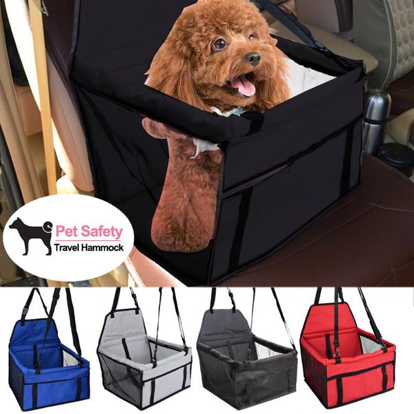 

kennels & pens travel pet dog car carrier seat bag transportin basket folding hammock carriers for small cat dogs safety waterproof