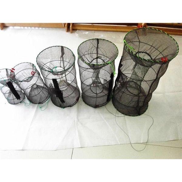 

fishing accessories crayfish crab trap net shrimp lobster cage collapsible portable do2