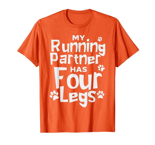 

funny running shirt dog marathon runners gift four legs, White;black