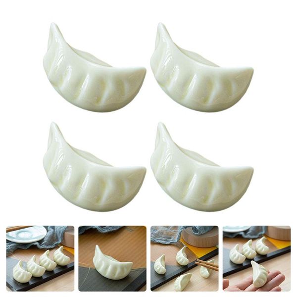 

chopsticks 4pcs rests household holders stands (white)