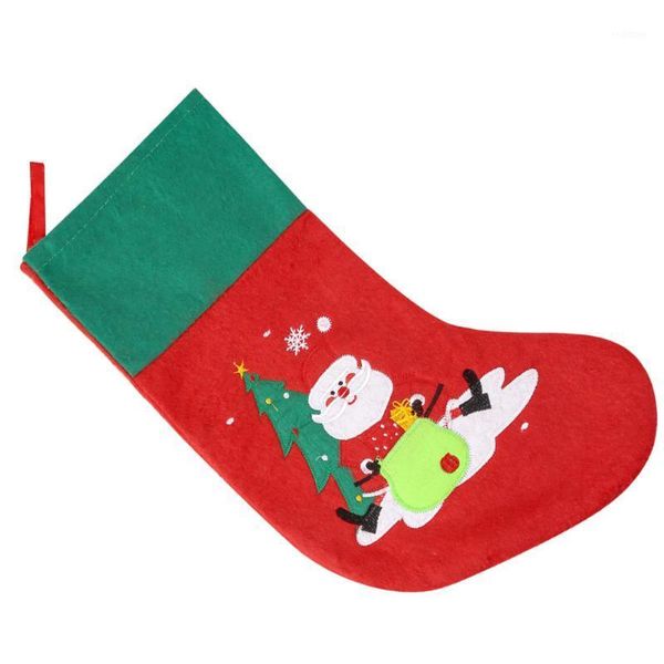 

christmas decorations 1pc party sock pendant gift storage pouch showcase ornament