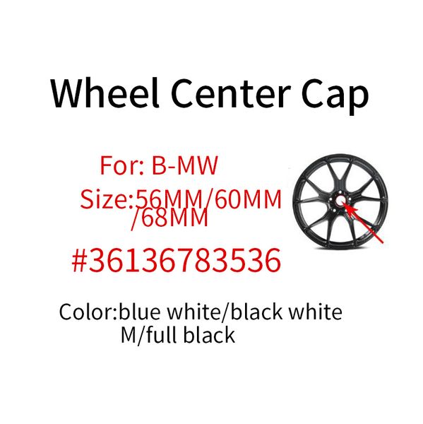 

100pcs 68mm 60mm 57mm 56mm car wheel covers center cap hub caps rim sticker emblem badge logo for 10pin 36136783536