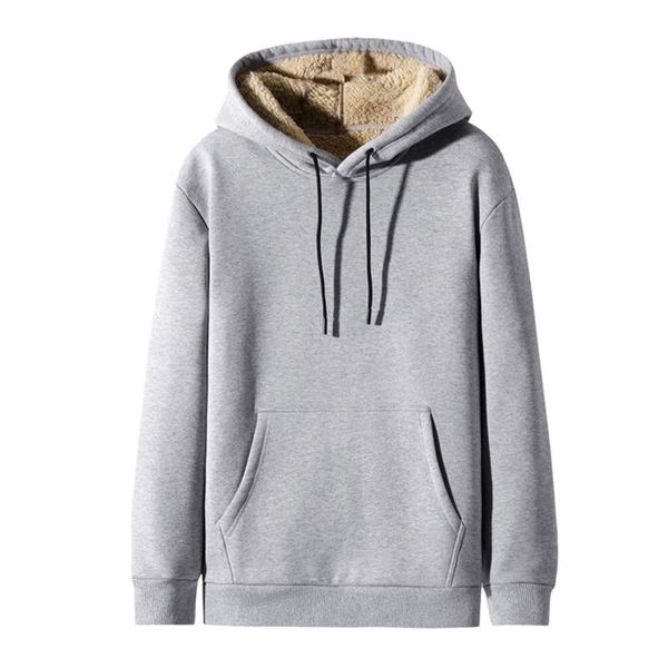 

men's hoodies & sweatshirts autumn winter hooded harajuku mens coat loose casual warm male sweatshirt pullover long sleeve men hoodie, Black