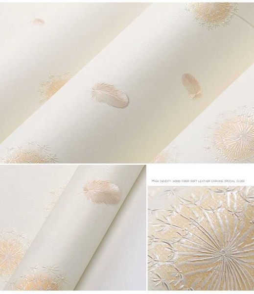 

wallpapers european wallpaper 3d three-dimensional pvc fresh pastoral sticker non-woven self-adhesive bedroom living room background