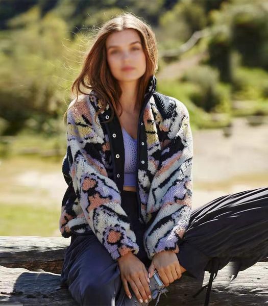 

women's jackets luxury warm fleece color trend coat high-quality design, Black;brown