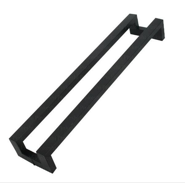 

handles & pulls glass door luxury handle wooden black color stainless steel hardware long 2000mm