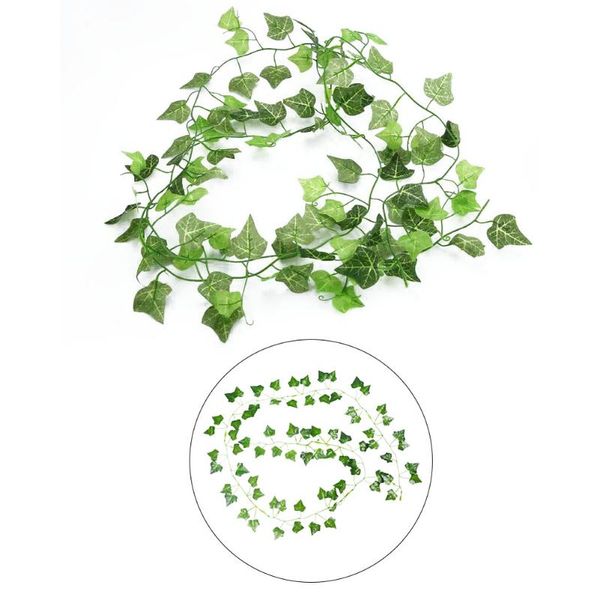

decorative flowers & wreaths 1 pcs artificial ivy garland hanging vine rose leaf fake flower greenery decor plant