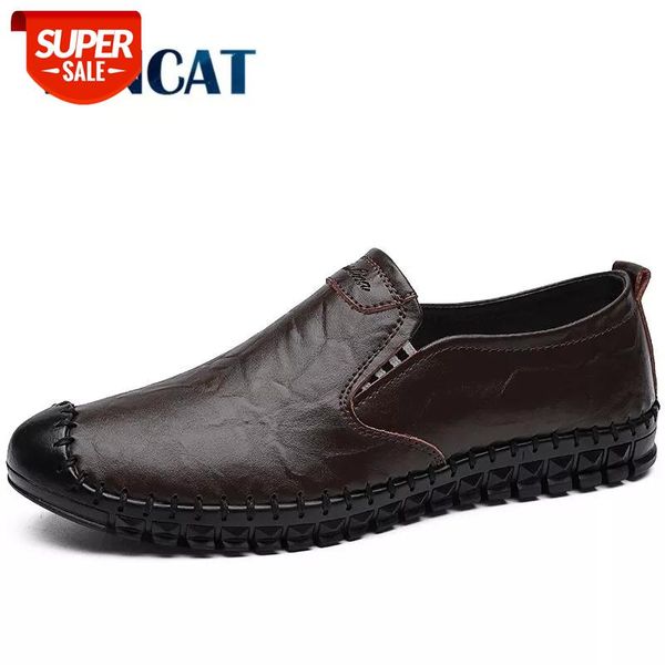 

2019 new spring casual shoes fashion men's shoes casual driving soft moccasins flats footwear men loafers big size 38-48 #sd3y