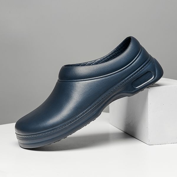 Scarpe da cuoco da cucina dell'hotel Scarpe da lavoro antiscivolo impermeabili a prova di olio da ristorante Scarpe da lavoro da cuoco antiscivolo Scarpe da pioggia resistenti Plus Size 36-45