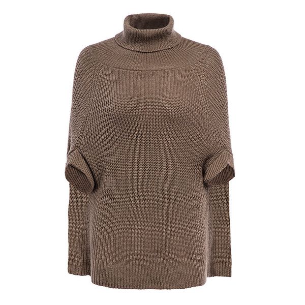 

2021 new fashion women autumn sweater ladies kintwear femme korean turtleneck pullover pull female batwing sleeve cloths clot iw92, White;black