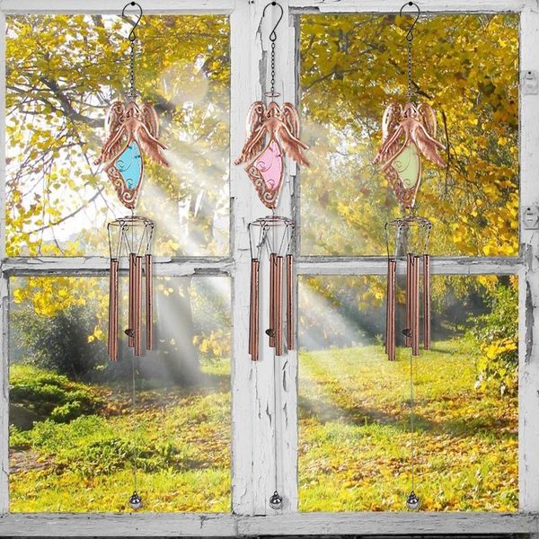

decorative objects & figurines fluorescent stone luminous wind chime metal craft garden balcony decoration
