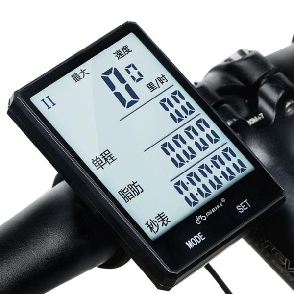 

bike computers inbike 2.8 inch fstn display waterproof computer with backlight bicycle speedometer satch multi-functions for cycling