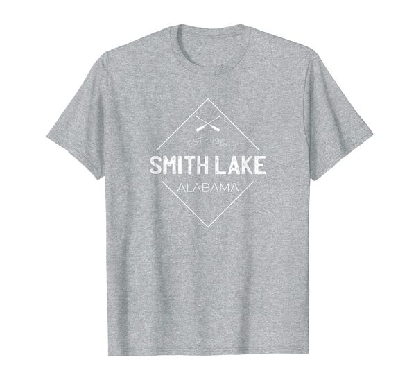 

smith lake alabama tshirt, White;black