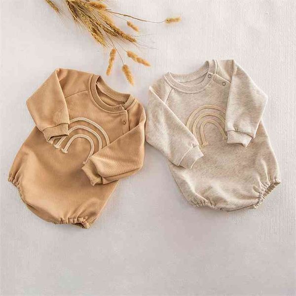 

casual baby boys girls rompers long sleeve jumpsuit clothes spring kids boy girl 210826, Blue