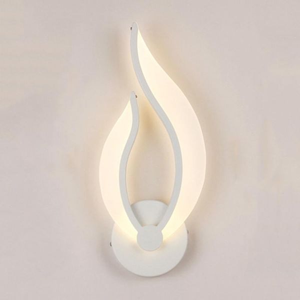 

wall lamp modern led acrylic lamps for bathroom bedroom 9w sconce white indoor lighting lights