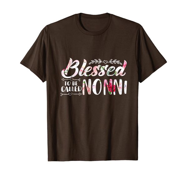 

womens blessed to be called nonni t-shirt, White;black