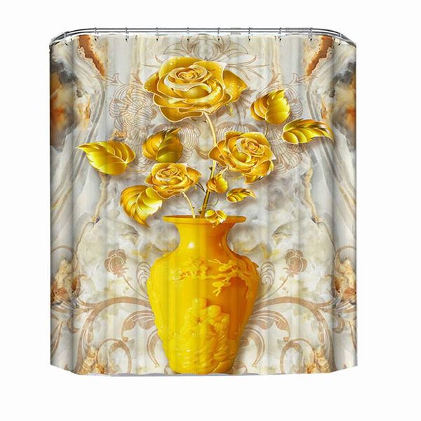 

shower curtains gold flower vase bathroom curtain window carpet