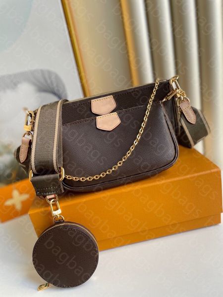 

explosive fashion bag designer women one-shoulder presbyopia handbag three-piece messenger