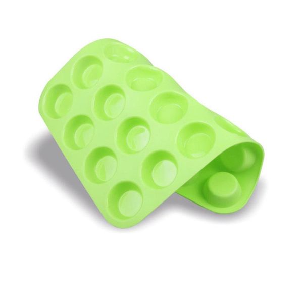 

cake tools 24 cavity mini muffin silicone soap cookies cupcake bakeware pan tray mould drop feb25