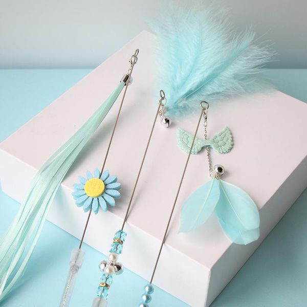 

cat toys interactive feather relieve boredom tease feathers funny stick