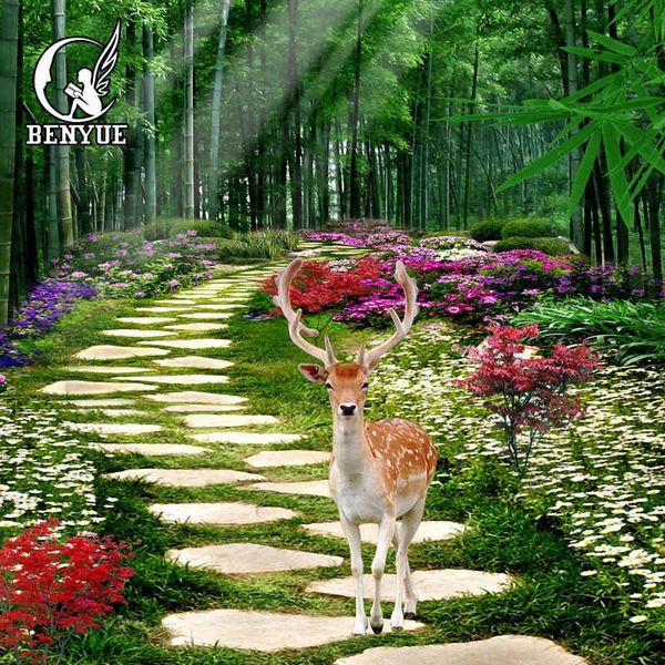 

wallpapers benyuetextile customized size 3d forest landscape wallpaper sofa tv background exquisite mural suitable for living room bedroom