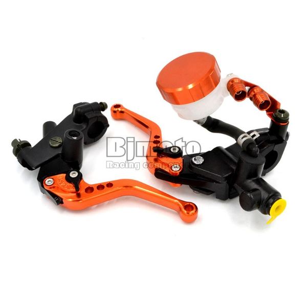 

universal cnc 7/8" 22mm brake master cylinder clutch reservoir levers motorcycle accessories 125cc-400cc scooter pump hydraulic