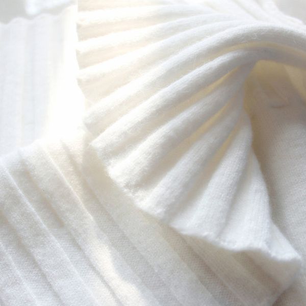 

2021 new women warm thick white turtleneck casual batwing sleeve high elasticity ribbed loose knitted sweater retro pullover dhn7, White;black