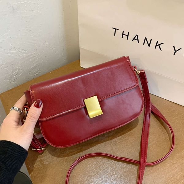 

hbp fashion simple oil skin satchel for women