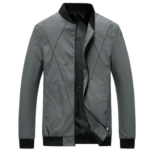 

2021 new spring bomber casual male streetwear wear fine fashion fit pilot jacket outerwear men's clothing plus size 6xl ymvc, Black