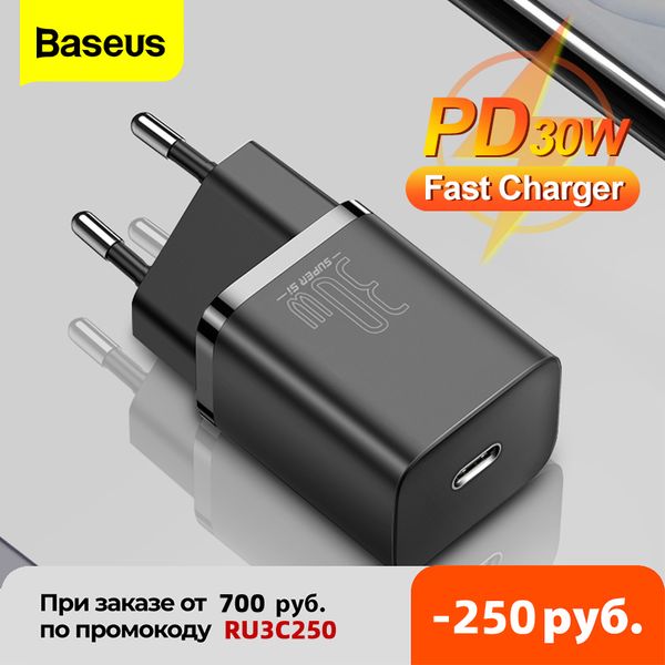 

baseus er si 30w usb c charger adapter for iphone 13 12 pro max type c qc 3.0 pd fast charge for xiaomi phone quick charger