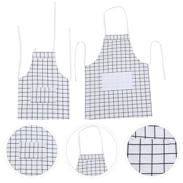 

aprons 2pcs modern parent-child delicate cotton practical cooking
