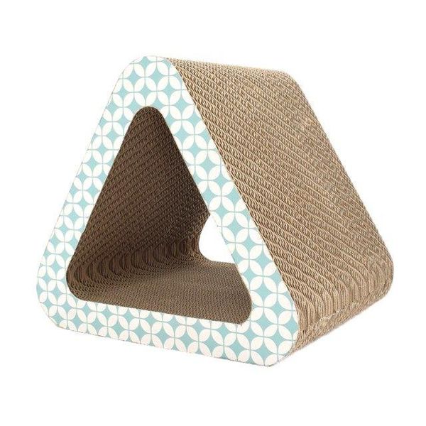 

cat furniture & scratchers large scratch board grinder wear-resistant corrugated litter sofa pad supplies toys e11411