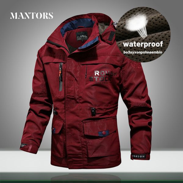 

men casual outdoor breathable autumn windbreaker hooded bomber et mens waterproof hiking military outwear coat solid, Black;brown
