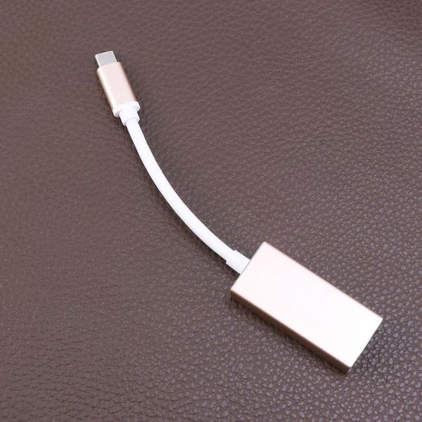 

hubs type-c usb3.1 to mini dp connecting line converter adapter(golden)