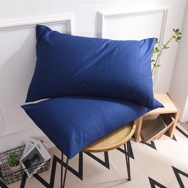 

pillow case svetanya 2pc/lot bed pillowcase 19x29" plain solid color sham single pillowcases 48*74cm