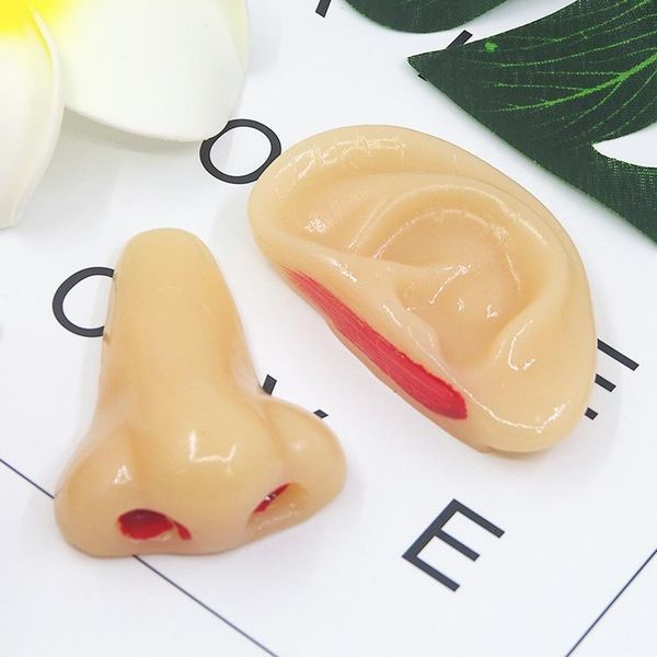 

party masks whole person toy tpr soft rubber simulation nose ear vent halloween