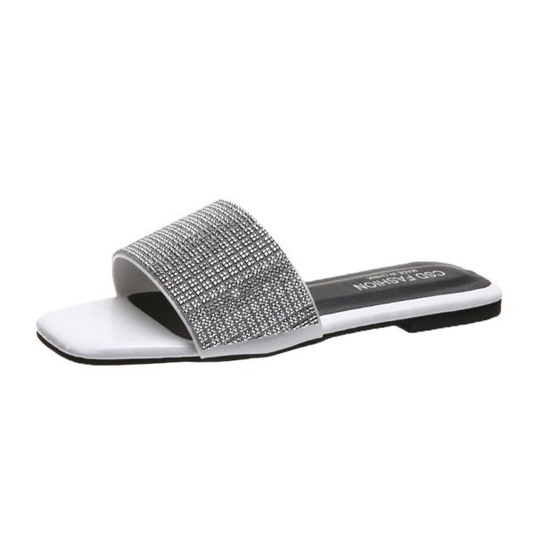 

sandals sagace shoes for women summer slippers girls pearl flat bohemian style casual beach, Black