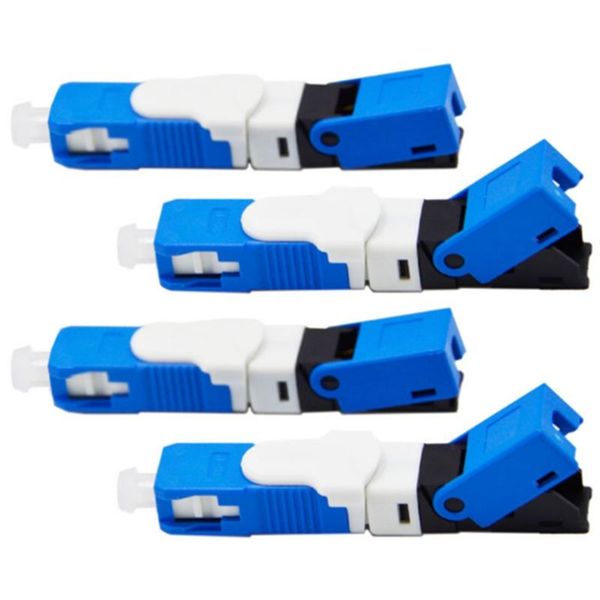 

fiber optic equipment ftth esc250d sc upc single-mode quick connector sm fast