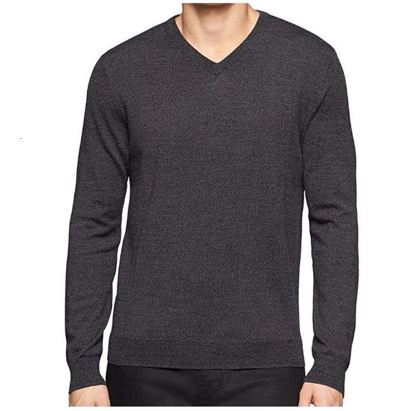 

2021 new autumn winter men merino warm sweaters pullovers casual v-neck pure wool sweater pull homme european size s- m9q5, White;black