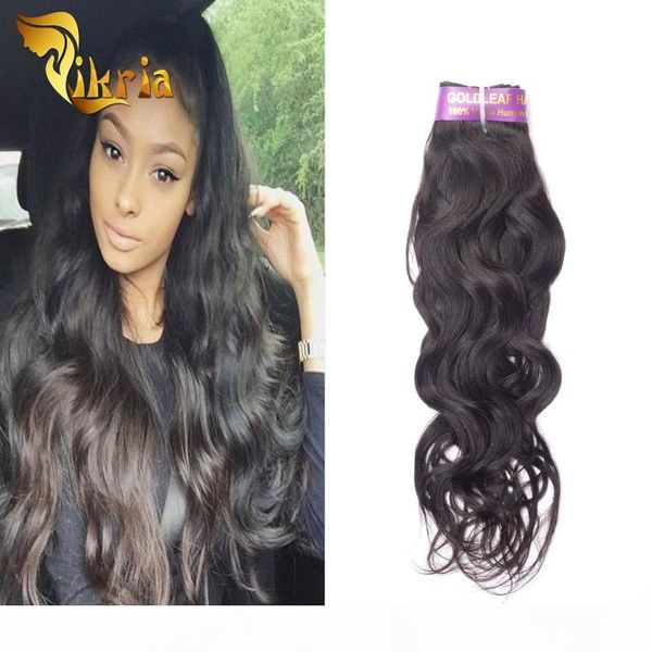 

natural wave brazilian human hair weaves 100% unprocessed human hair extensions indian malaysian peruvian 4 weave bundles wholesale price, Black