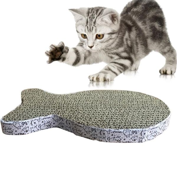

cat toys climbing tree interactive grinding nails corrugated paper scratch board kitten pad care protecting furniture trianing