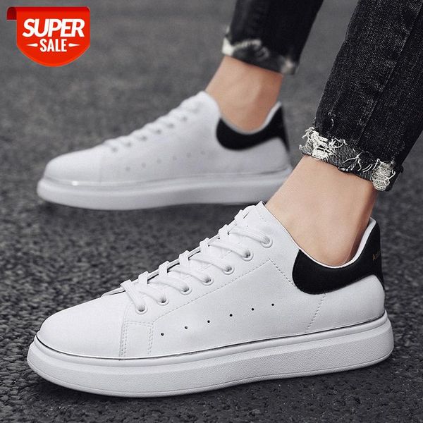 

men's shoes summer korean fashion trend casual lightweight leather sports white trendy #uw7k