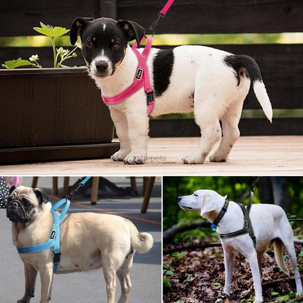

no pull nylon quick fit dog harness vest reflective mesh puppy harnesses for small medium large dogs adjustable xx qylxvp